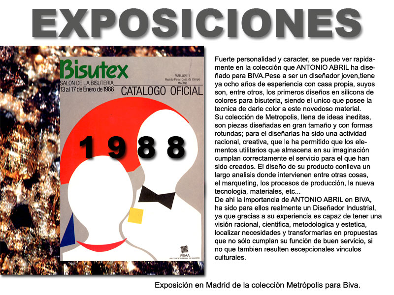 Antonio Abril - Exposicion en Bisutex